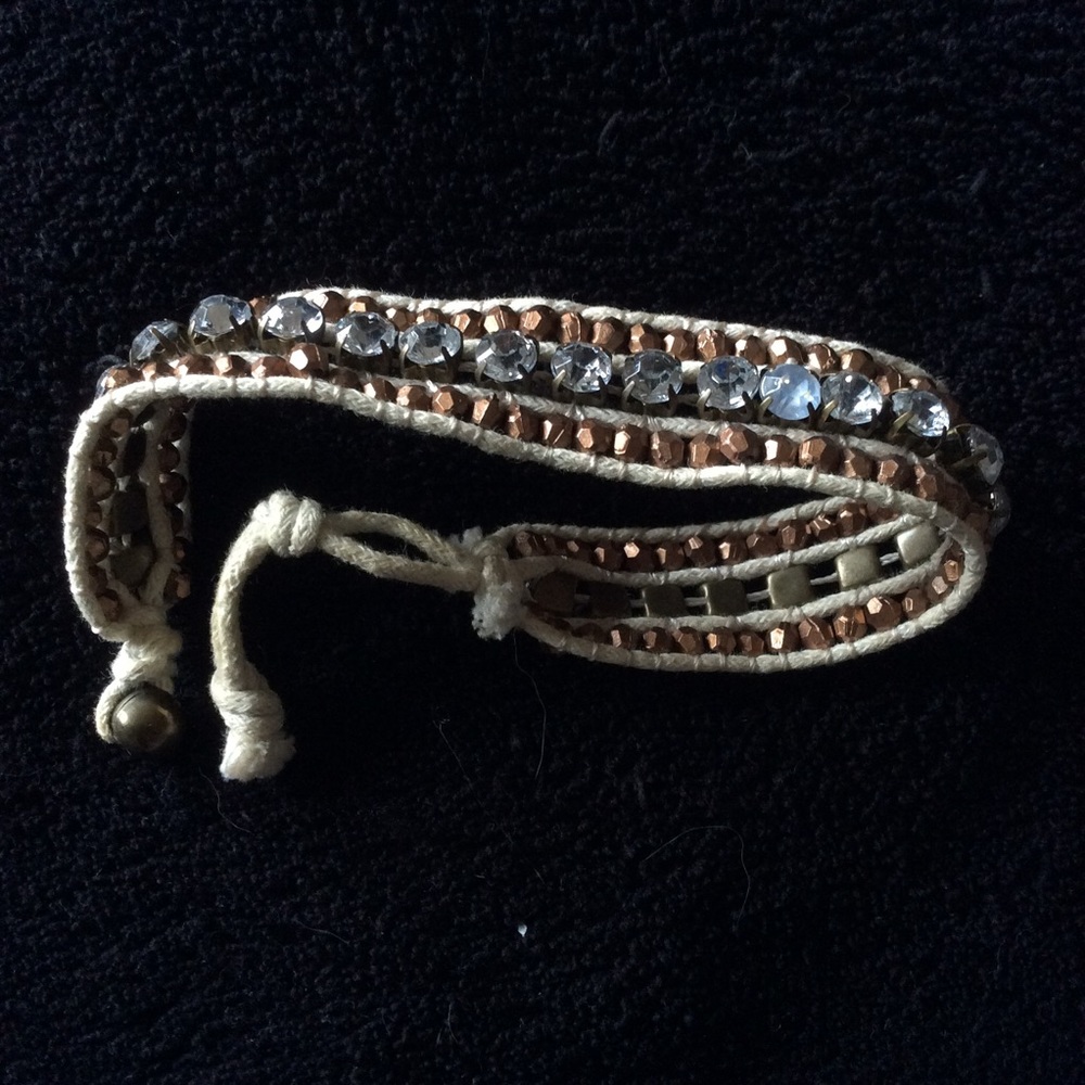 Boho Bronze Braided Bracelet